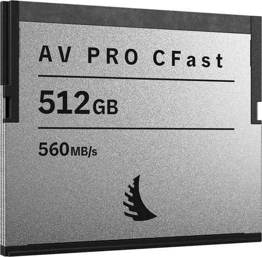 Angelbird AV PRO CFast 512GB Memory Card front view
