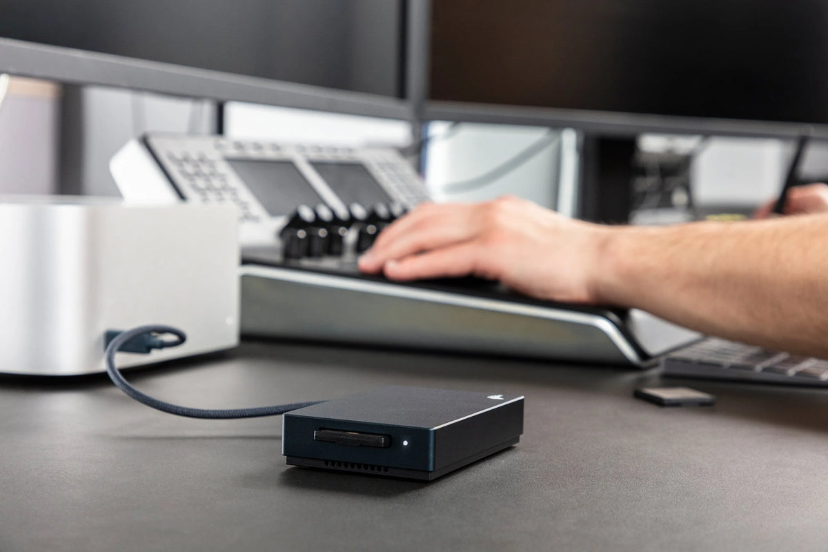 Angelbird Performance Card Reader CFexpress B in a professional workflow