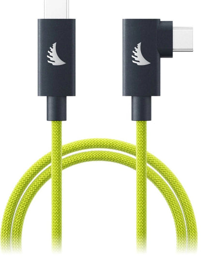 Angelbird USB-C 4.0 Solid Flex Cable Right-Angle Lime