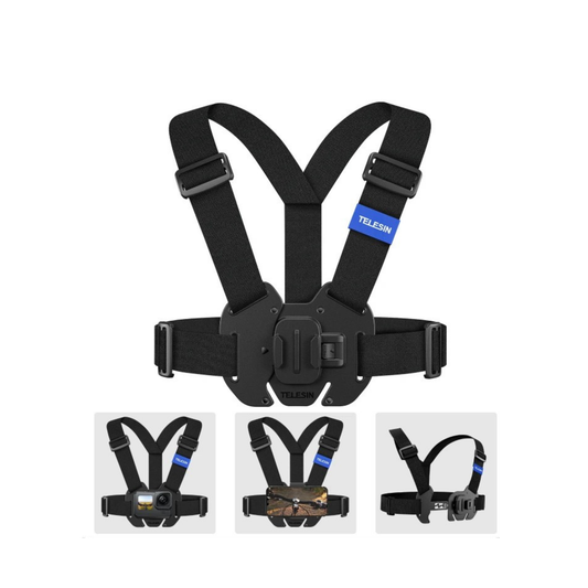 TELESIN Action Camera Chest Harness Mount