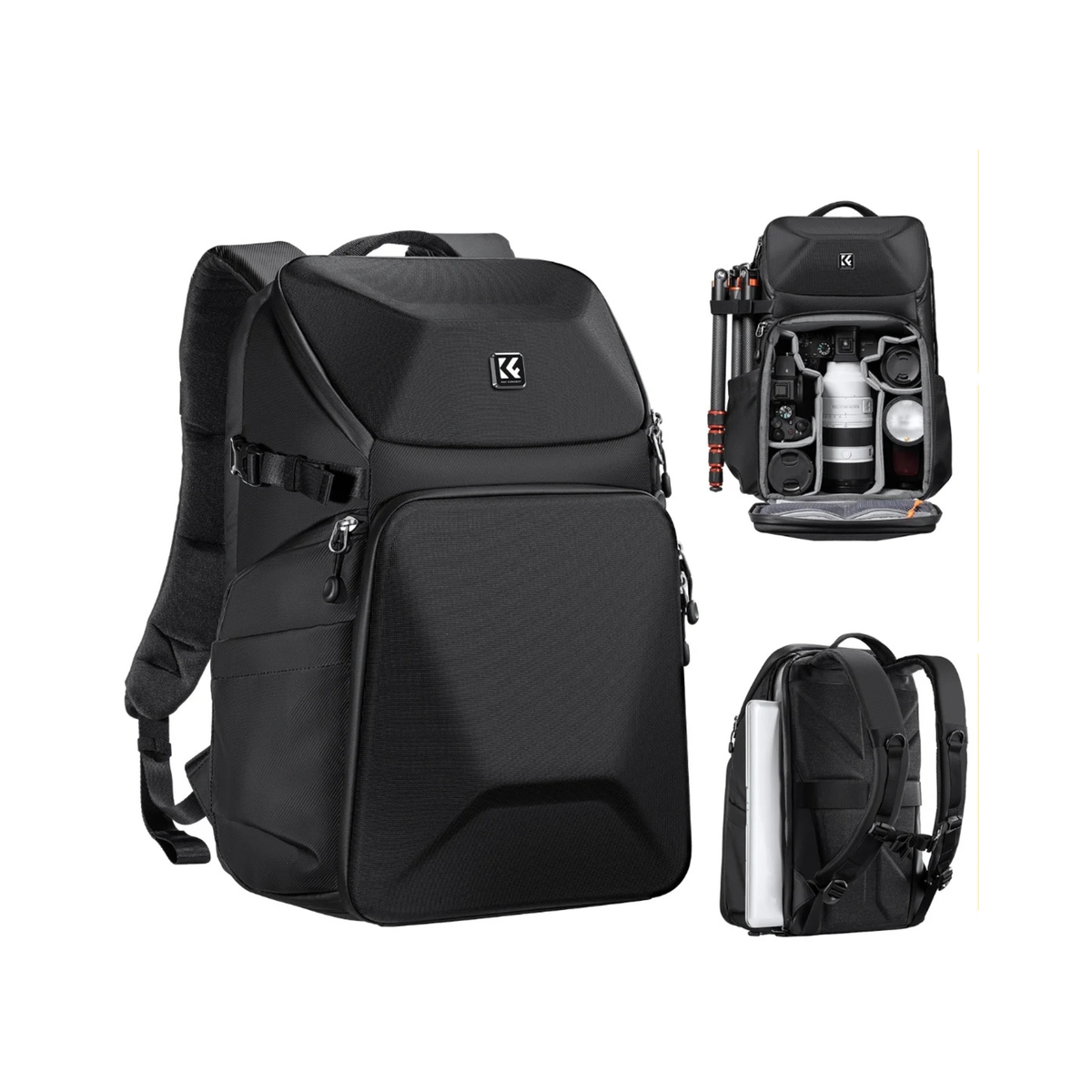 K&F 20L Waterproof Hardshell Camera Backpack - CameraHUB