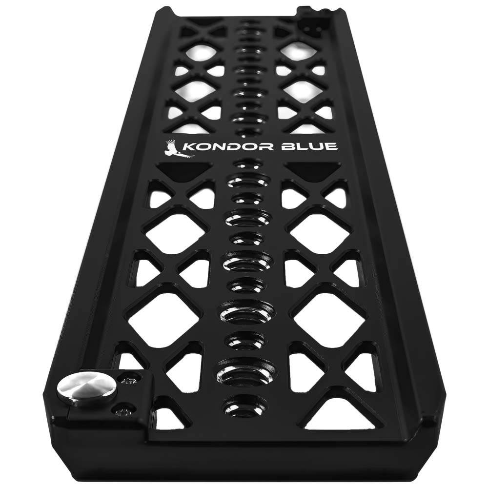 Kondor Blue 12 inch ARRI Lightweight Dovetail Plate - Raven Black