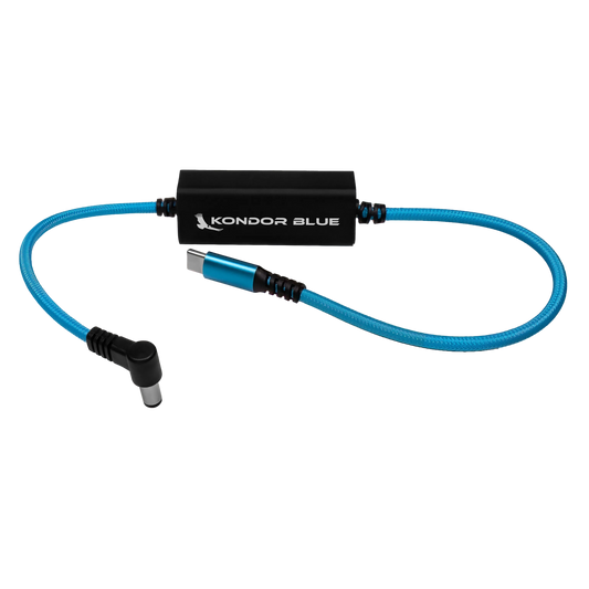Kondor Blue 16in DC to USB-C Power Delivery Cable Blue
