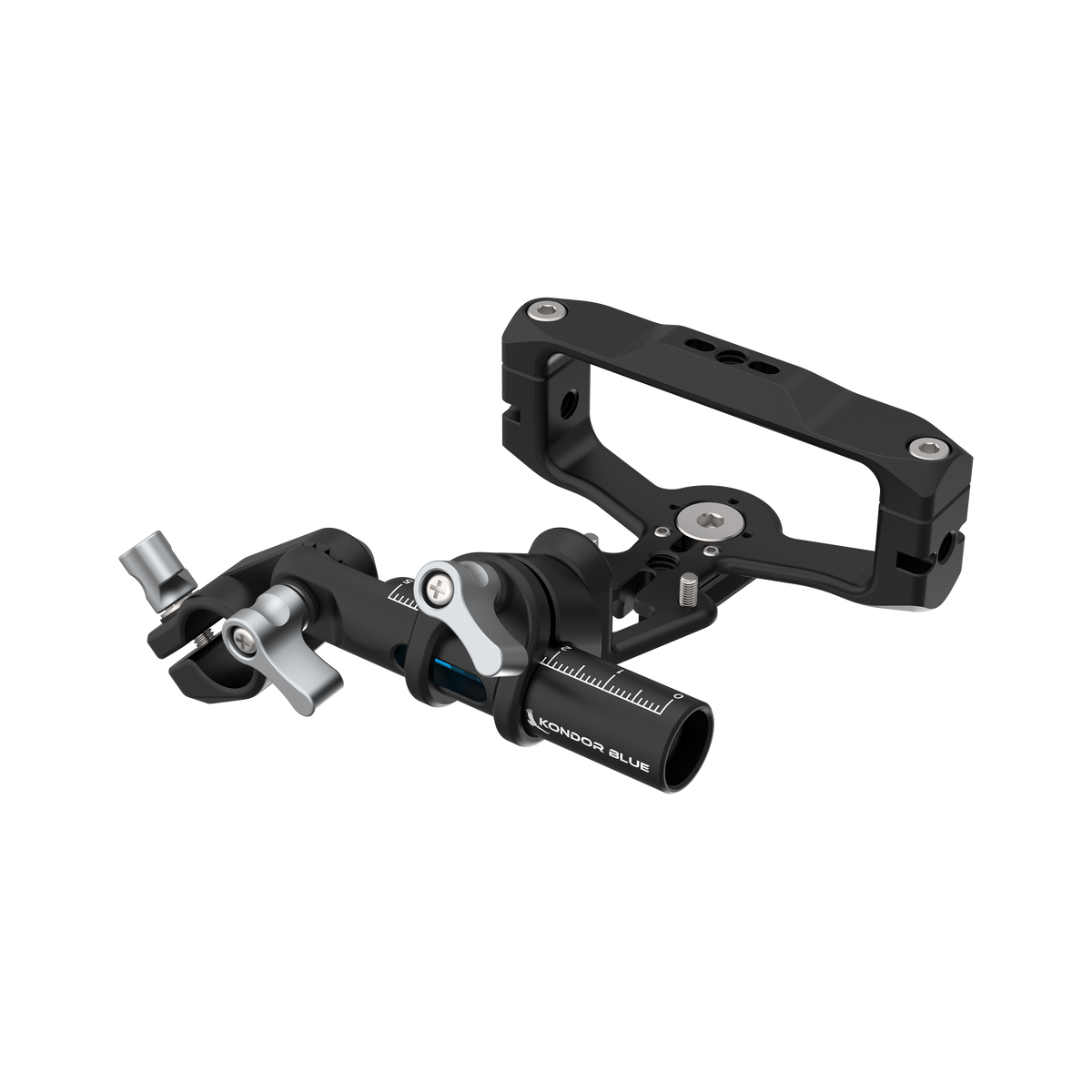 Kondor Blue DJI Focus Pro LiDAR Cage and Cine Mount Raven Black mounting detail