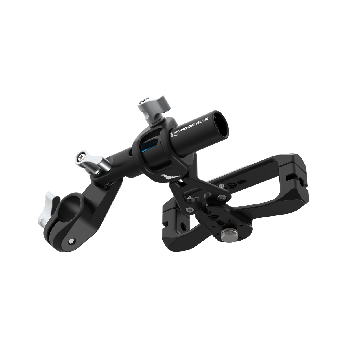 Kondor Blue DJI Focus Pro LiDAR Cage and Cine Mount Raven Black rigging view