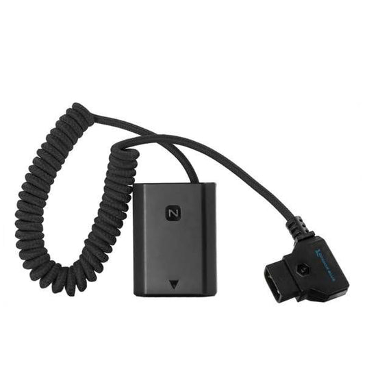 Kondor Blue D-Tap to Sony NP-FZ100 Dummy Battery Cable - Raven Black