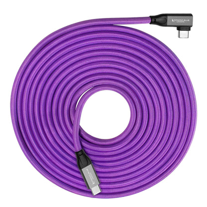 Kondor Blue Gerald Undone 15ft USB-C tethering cable right-angle detail