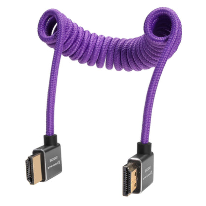 Kondor Blue Gerald Undone right-angle HDMI connectors Purple