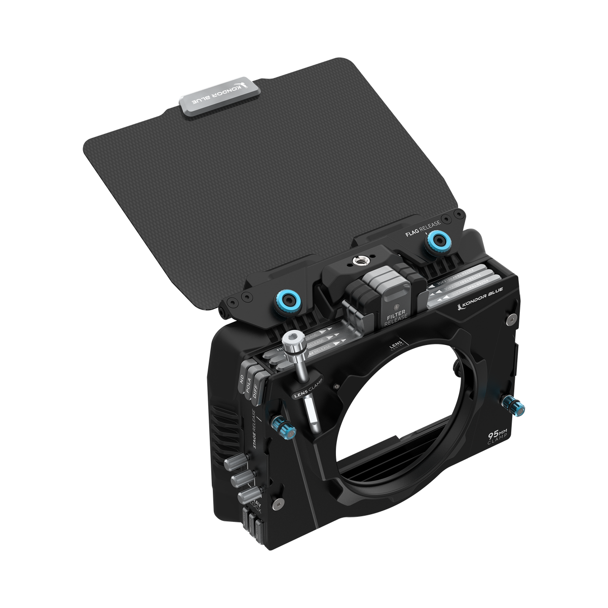 Kondor Blue 4x5 Matte Box Triple Tray Stage Kit main view