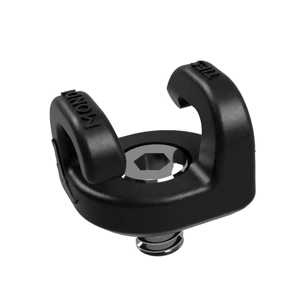 Kondor Blue MondoTies 1/4-inch-20 cable management clip Raven Black