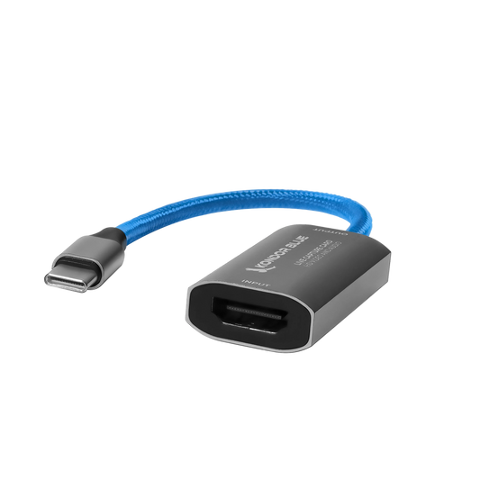 Kondor Blue USB-C to HDMI Capture Card for Live Streaming Video and Audio