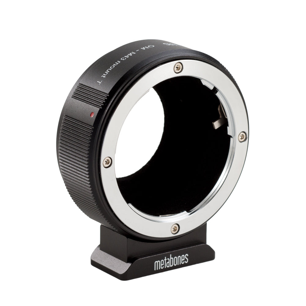Metabones Olympus OM to Micro Four Thirds T Adapter (Black) with Tripod Foot – official Metabones product image