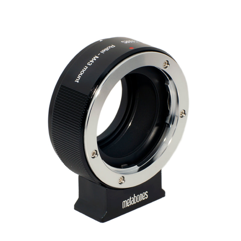 Metabones ROLLEI QBM to Micro Four Thirds Adapter (Black) with Tripod Foot – official Metabones product image