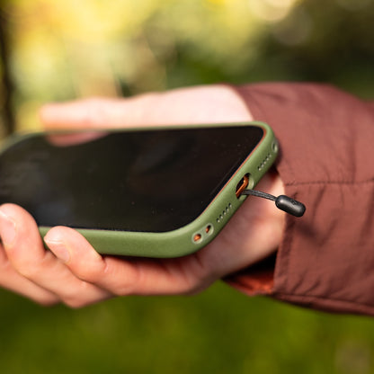 Peak Design Mobile Strap Adapter attached to phone case