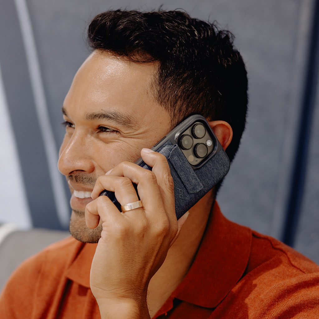 Peak Design Mobile Wallet lifestyle phone use