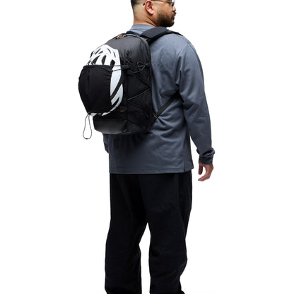 Peak Design Outdoor Helmet Carrier worn on backpack