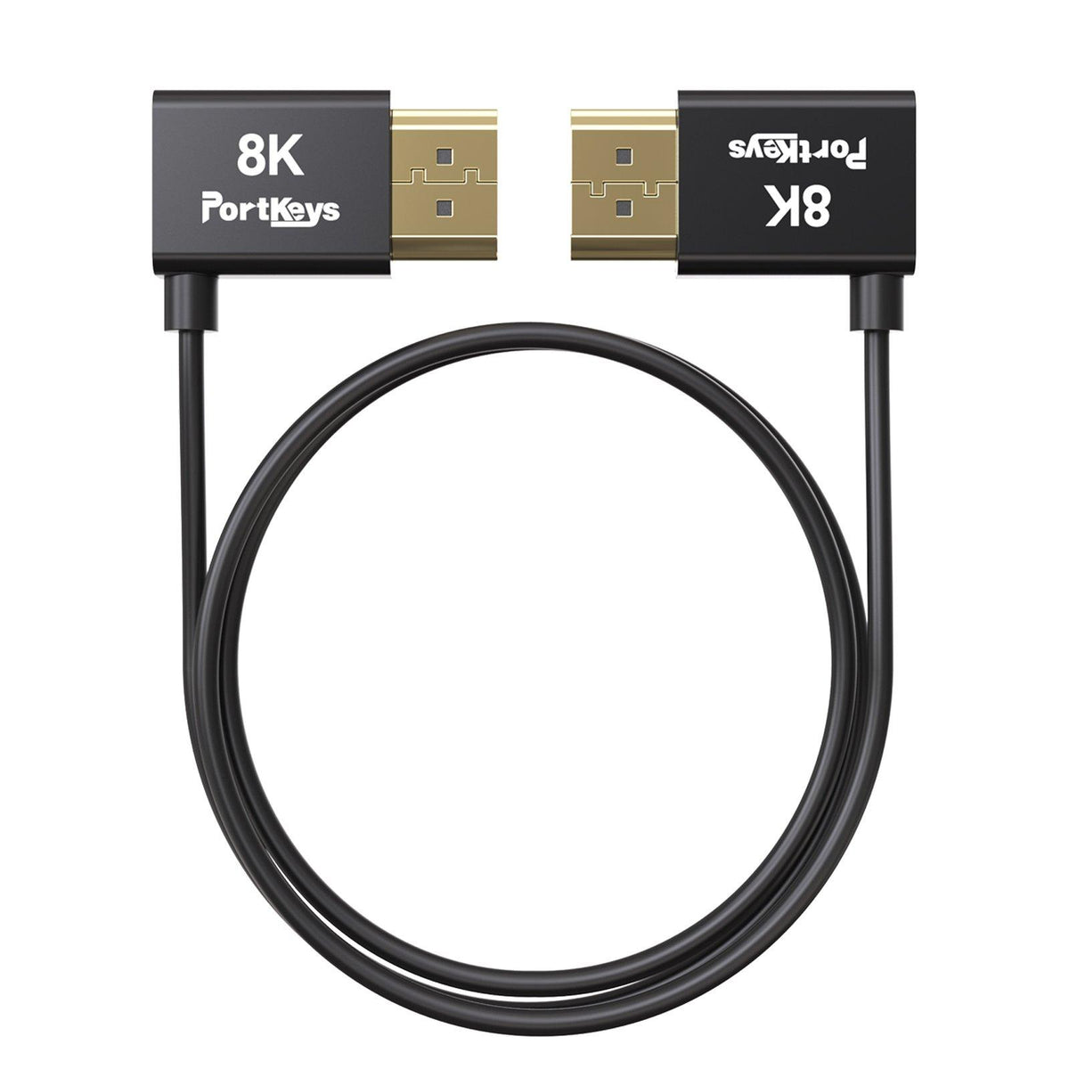 Portkeys ultra-thin 10-core coaxial HDMI cable set 30cm and 1m
