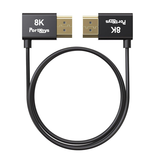 Portkeys ultra-thin 10-core coaxial HDMI cable set 30cm and 1m