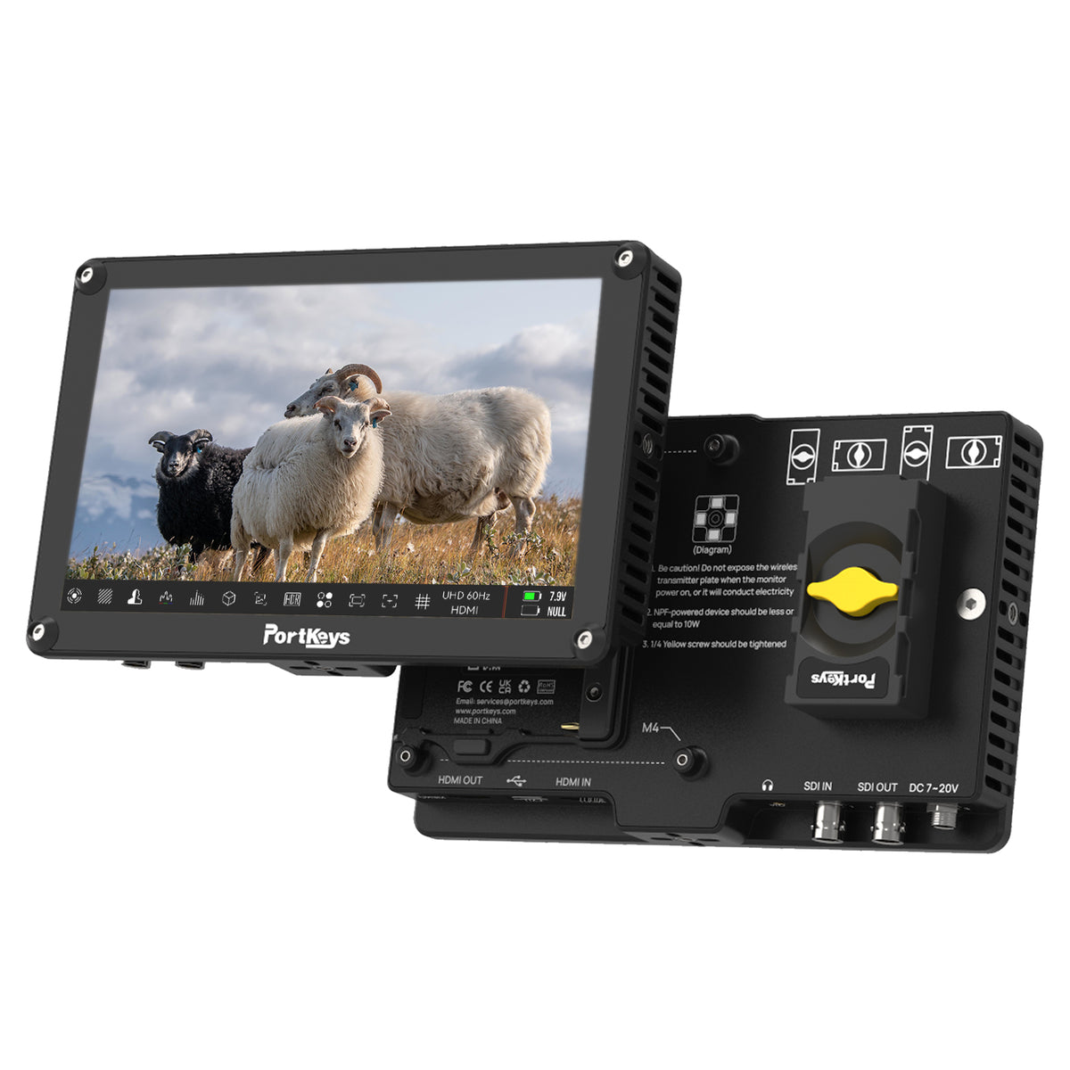 Portkeys HS8 8-inch 1100-nit SDI HDMI director monitor
