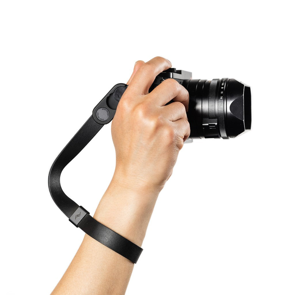 Peak Design Cuff Leather Camera Wrist Strap - Amber | Peak Design Australia