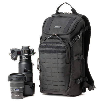 Think Tank DarkLight 14L Black tactical camera backpack with photography gear