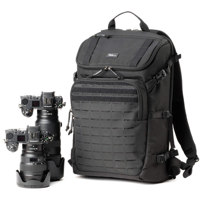Think Tank DarkLight 20L Black tactical camera backpack with photography gear