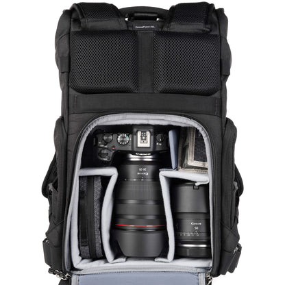 Think Tank FocusPoint 22L configured with camera and lenses