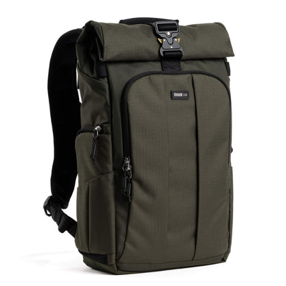Think Tank FocusPoint 22L Rolltop camera backpack in Greenway