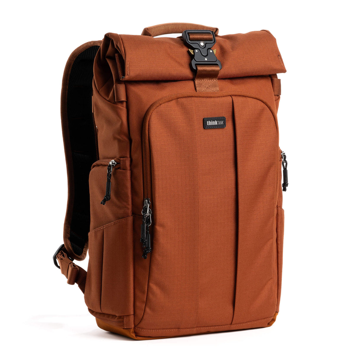 Think Tank FocusPoint 22L Rolltop camera backpack in Urban Rust