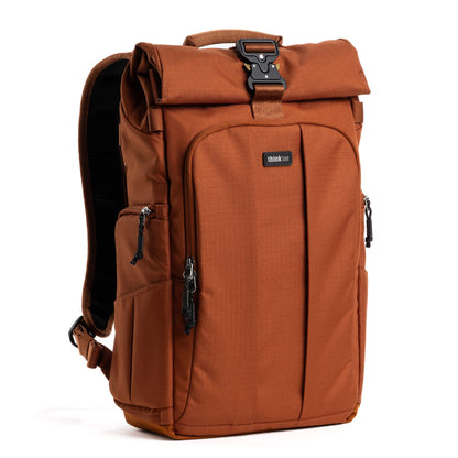 Think Tank FocusPoint 22L Rolltop camera backpack in Urban Rust
