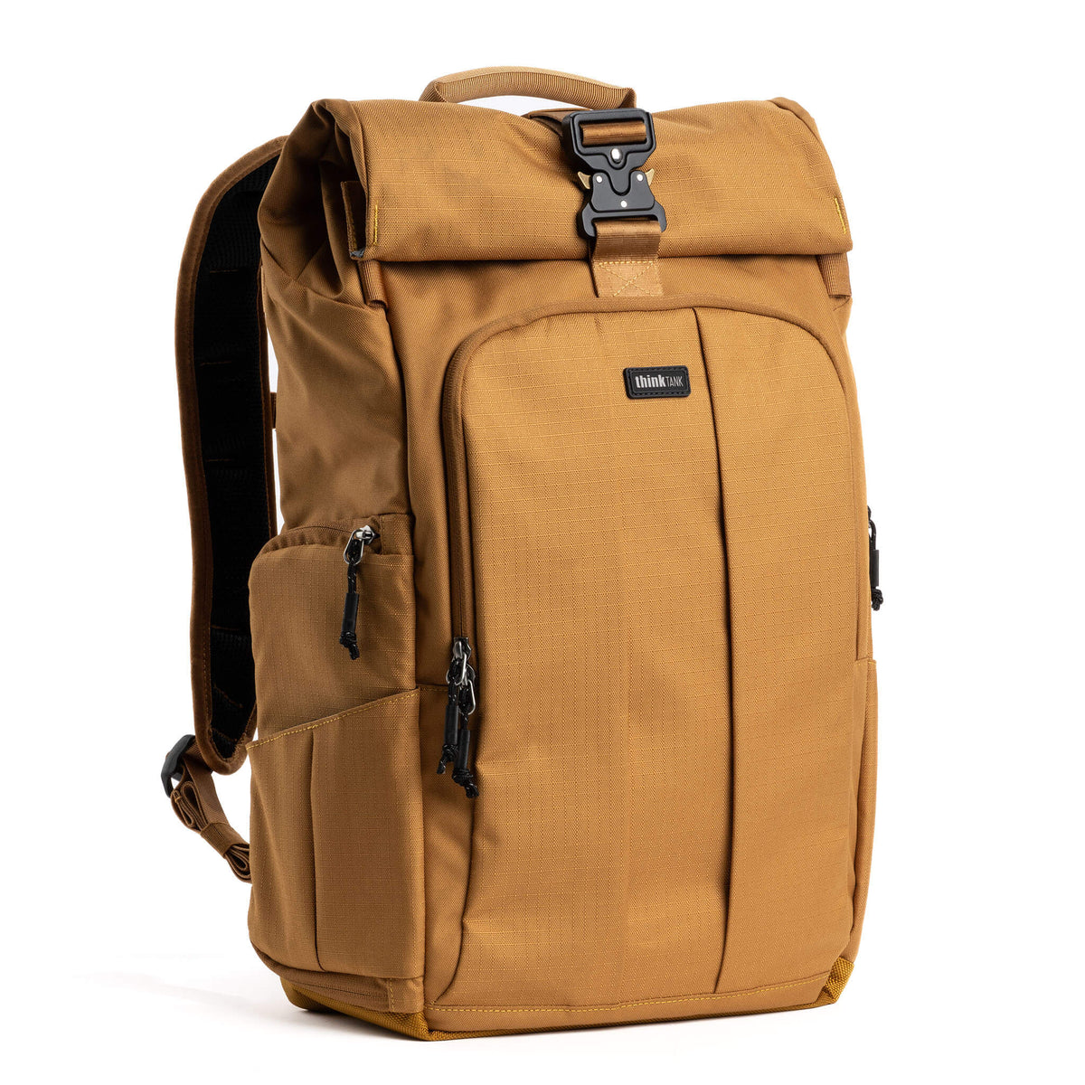 Think Tank FocusPoint 30L Rolltop camera backpack in Golden Hour
