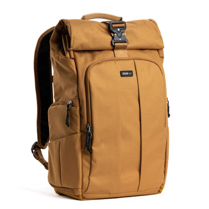 Think Tank FocusPoint 30L Rolltop camera backpack in Golden Hour