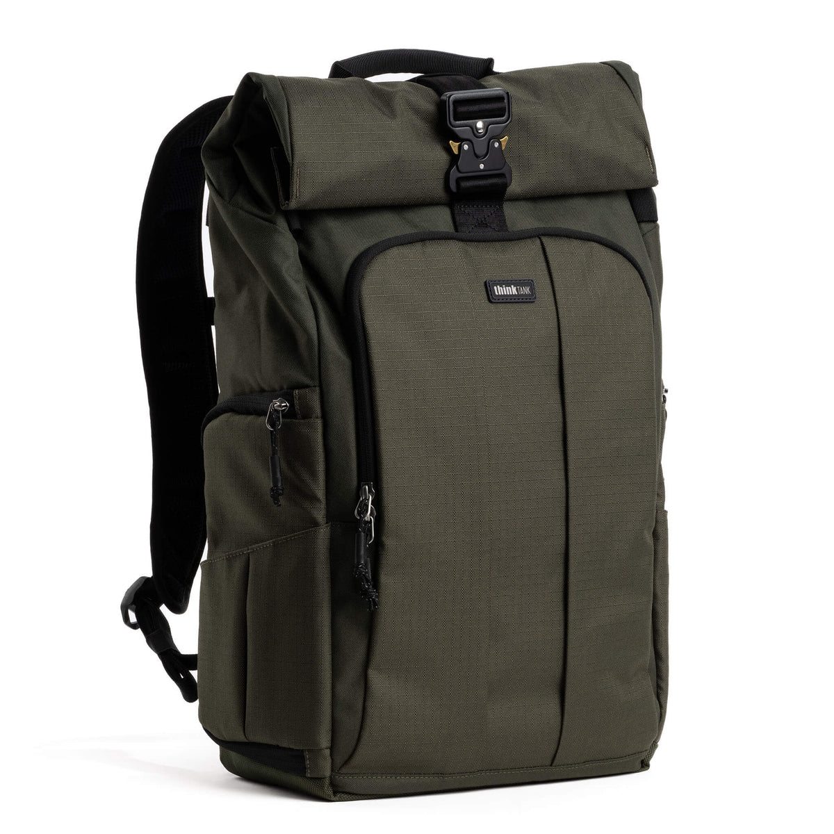 Think Tank FocusPoint 30L Rolltop camera backpack in Greenway