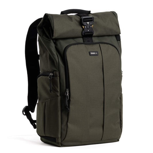 Think Tank FocusPoint 30L Rolltop camera backpack in Greenway