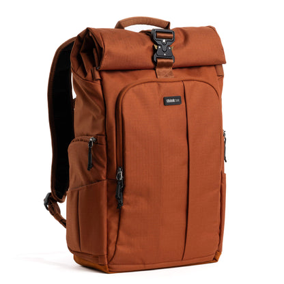 Think Tank FocusPoint 30L Rolltop camera backpack in Urban Rust
