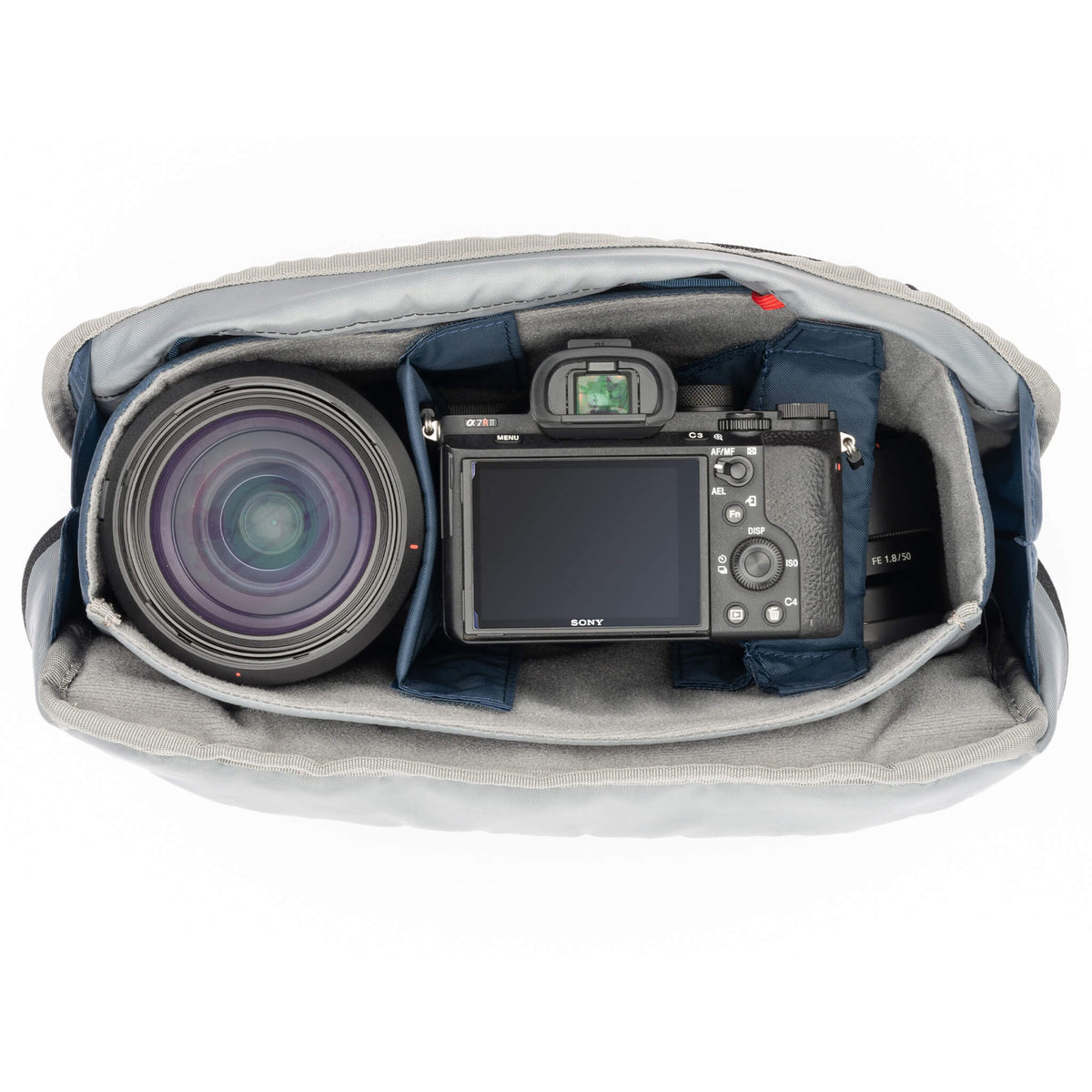 Think Tank PressPass 10 configured with camera gear
