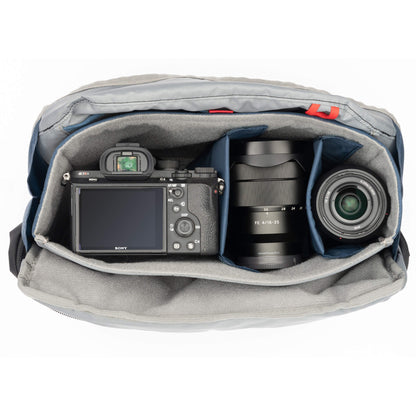 Think Tank PressPass 20 configured with camera gear