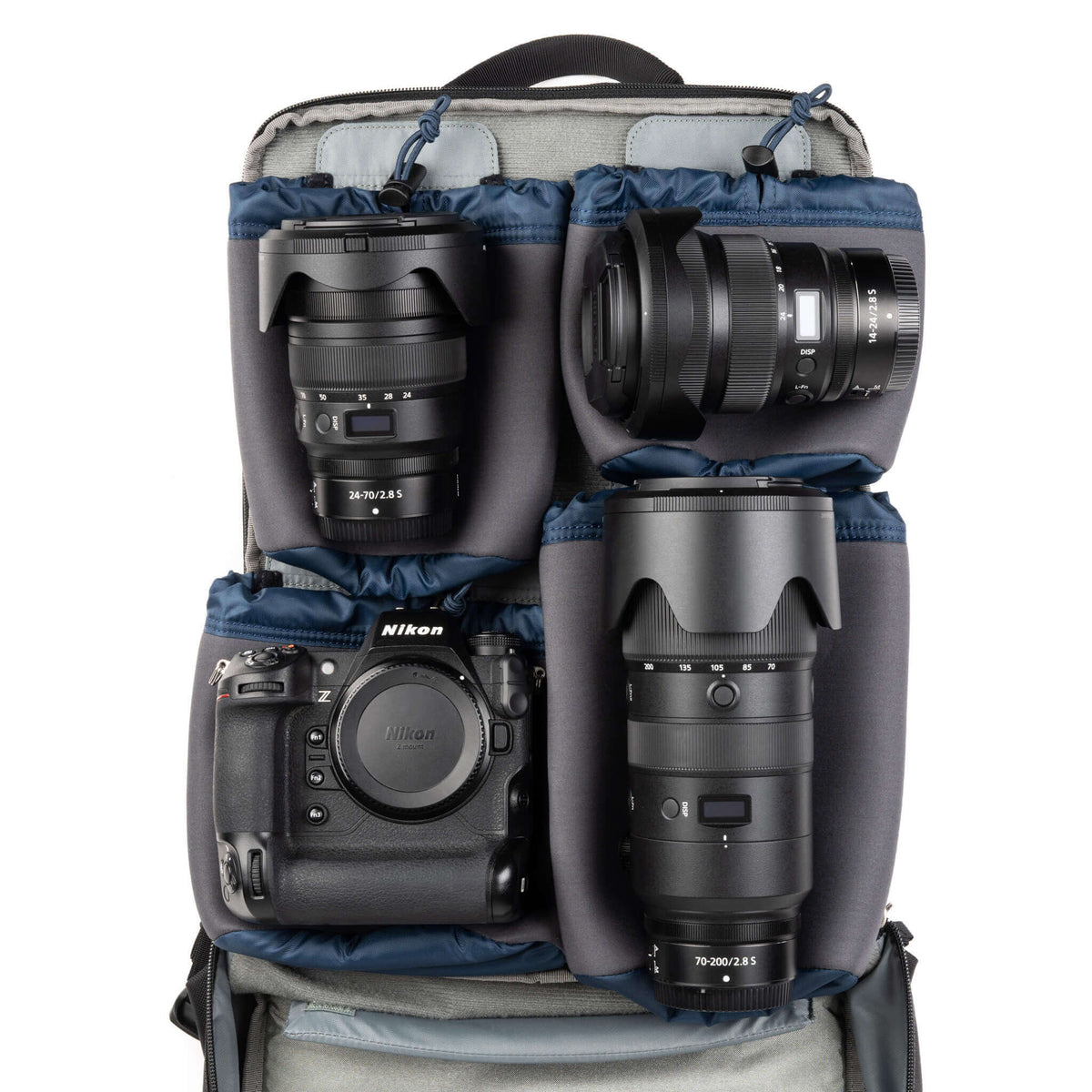 Think Tank Shape Shifter 25L configurable interior with camera gear