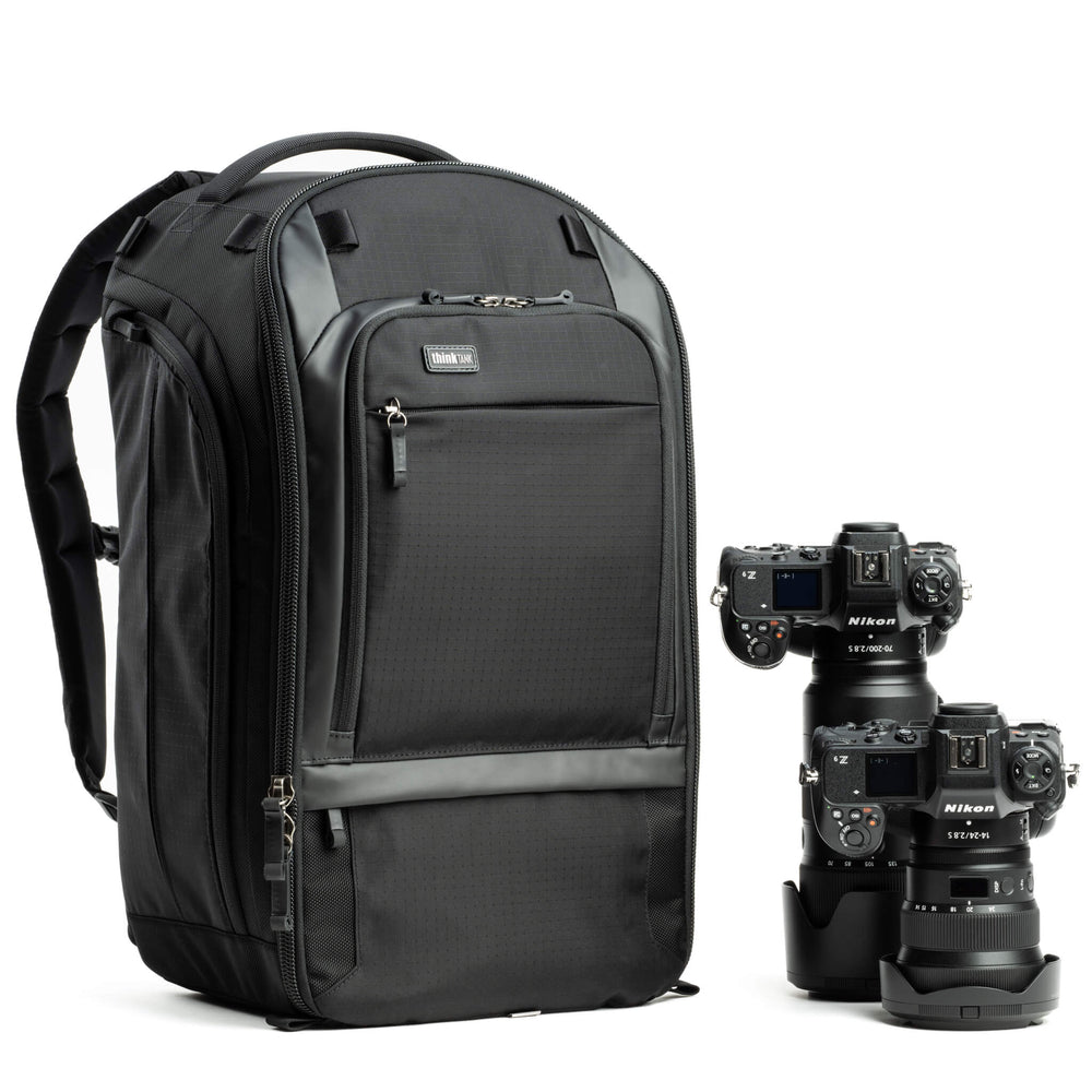 Think Tank Walker Pro 30L camera backpack with photography gear