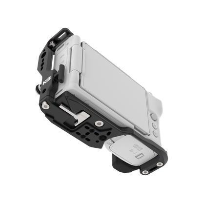 Kondor Blue Nikon ZR Cage Raven Black baseplate detail