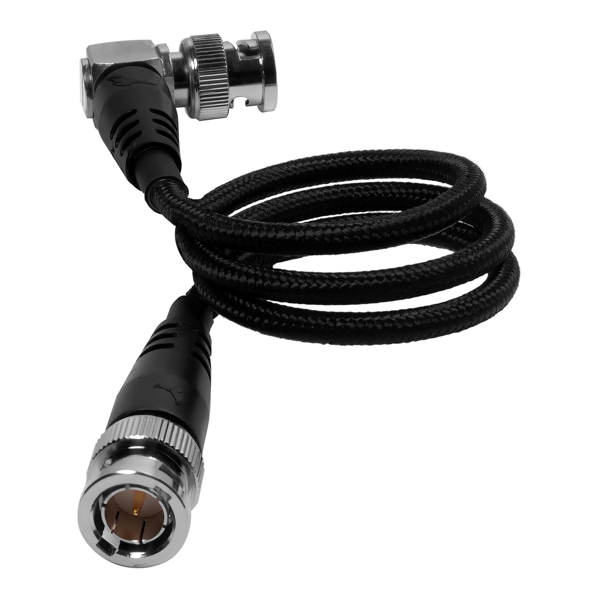 Kondor Blue 20in 12G SDI cable Raven Black connector detail