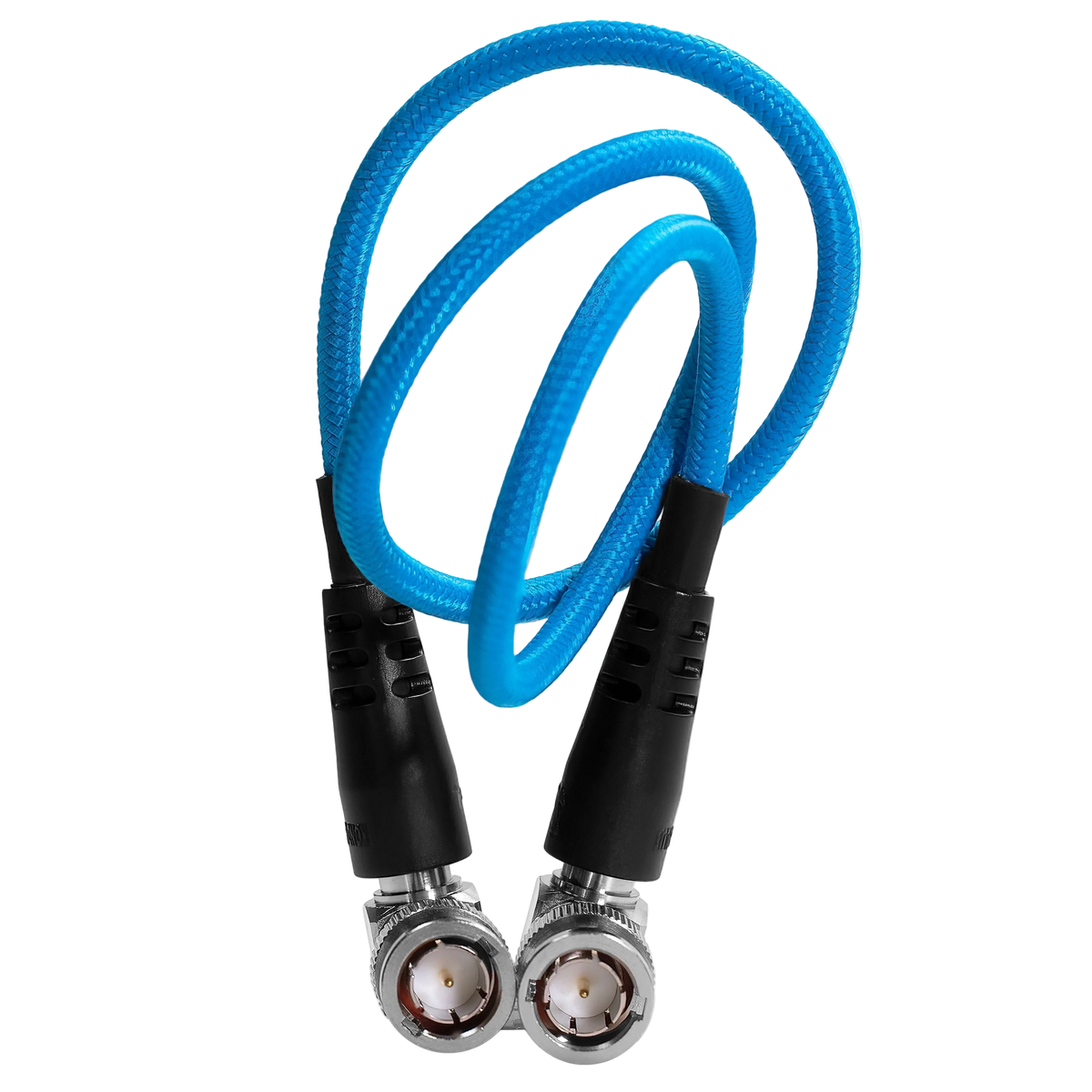 Kondor Blue 22in 12G SDI cable Kondor Blue colour connector detail